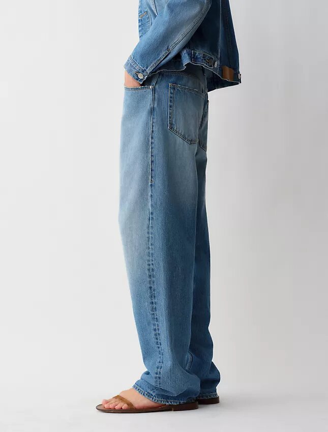 05 Low-Rise-Jeans mit weitem Bein 05 Low-Rise-Jeans mit weitem Bein