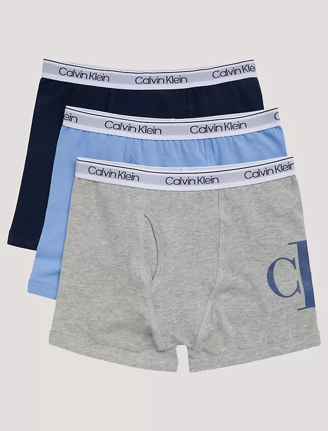 3er-Pack Boxer Briefs aus Cotton Stretch mit Monogram für Jungen 3er-Pack Boxer Briefs aus Cotton Stretch mit Monogram für Jungen