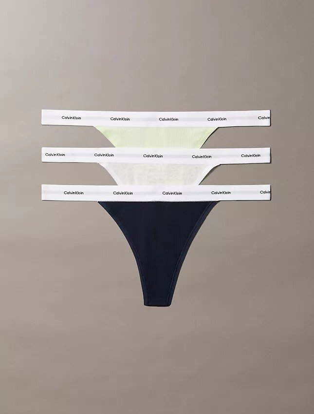 3er-Pack Cotton Stretch-Ripp-Thong aus Baumwolle 3er-Pack Cotton Stretch-Ripp-Thong aus Baumwolle