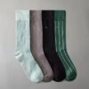 4er-Pack gekämmte Baumwoll-Socken für Kleider