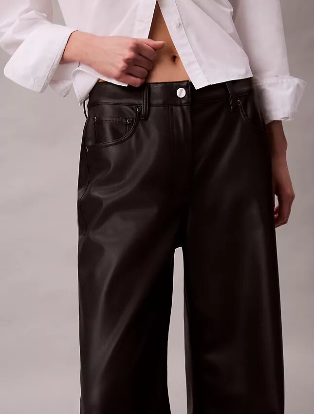 5-Pocket-Hose aus Kunstleder 5-Pocket-Hose aus Kunstleder
