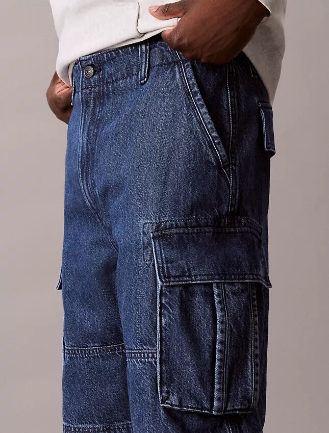 90er-Jahre-Denim-Cargo-Shorts 90er-Jahre-Denim-Cargo-Shorts