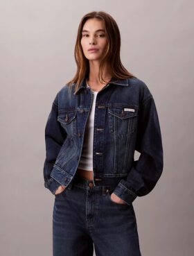 90er-Jahre-Denim-Trucker Jacket
