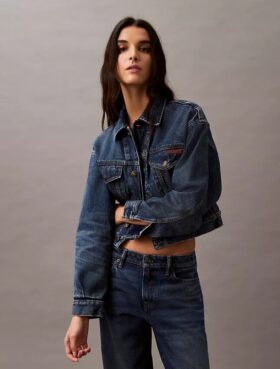 90er-Jahre-Denim-Trucker Jacket