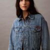 90er-Jahre-Denim-Trucker Jacket
