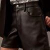 90er-Jahre-Shorts aus Kunstleder