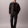 90s Straight Hose aus Wildleder