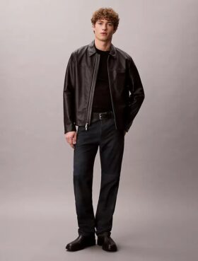 90s Straight Hose aus Wildleder
