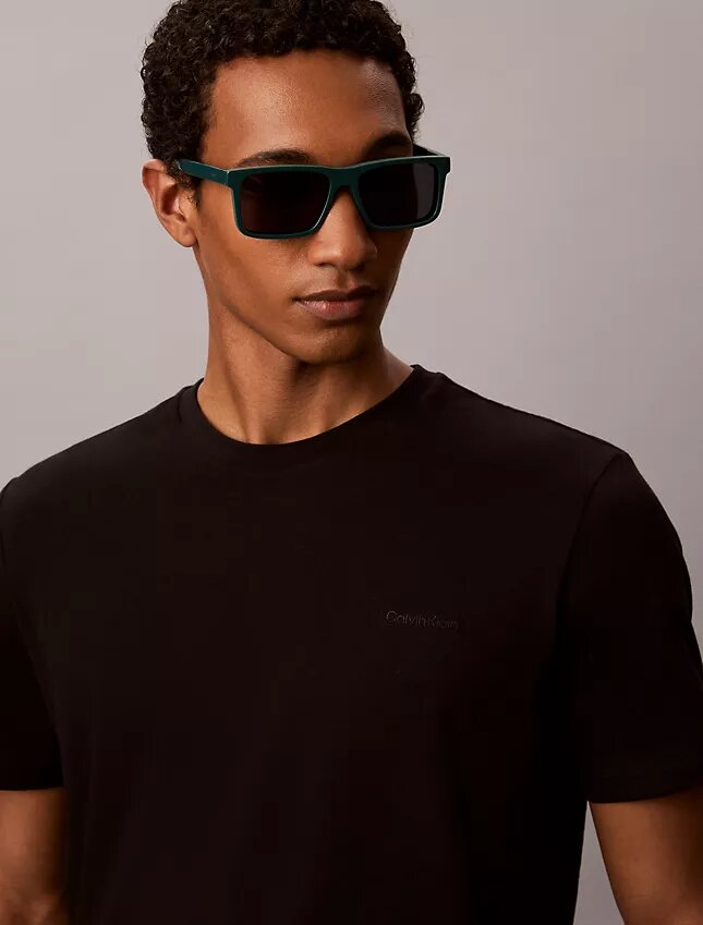 Acetat-Sonnenbrille in rechteckiger Form Acetat-Sonnenbrille in rechteckiger Form