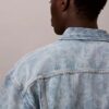 Allover-Monogram 90er-Jahre-Denim-Trucker Jacket Allover-Monogram 90er-Jahre-Denim-Trucker Jacket