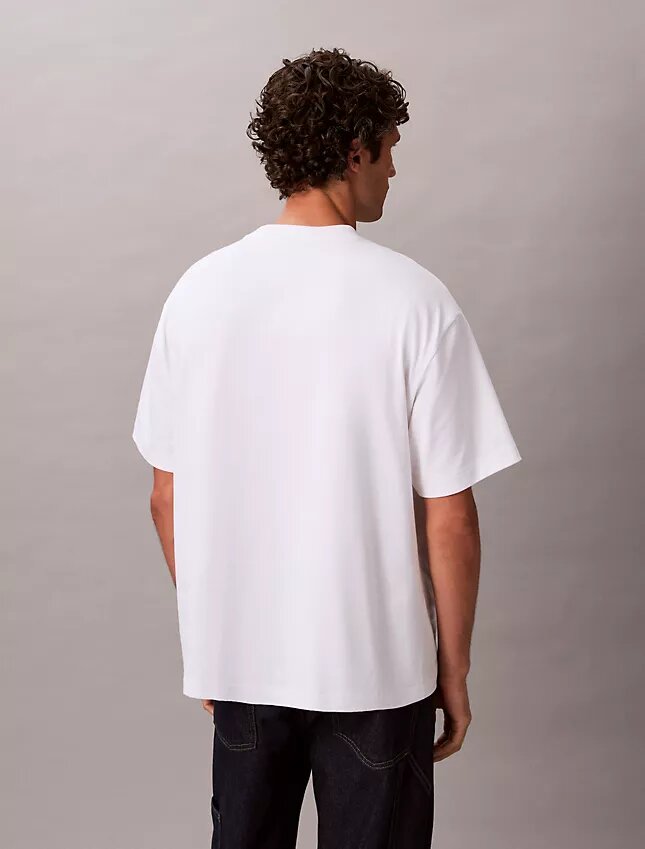 Archiv-Logo-T-Shirt mit Rundhalsausschnitt und lockerer Passform Archiv-Logo-T-Shirt mit Rundhalsausschnitt und lockerer Passform