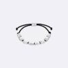Armband mit Perlen in organischer Rechteckform Armband mit Perlen in organischer Rechteckform