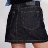Asymmetrischer Minirock aus Denim Asymmetrischer Minirock aus Denim