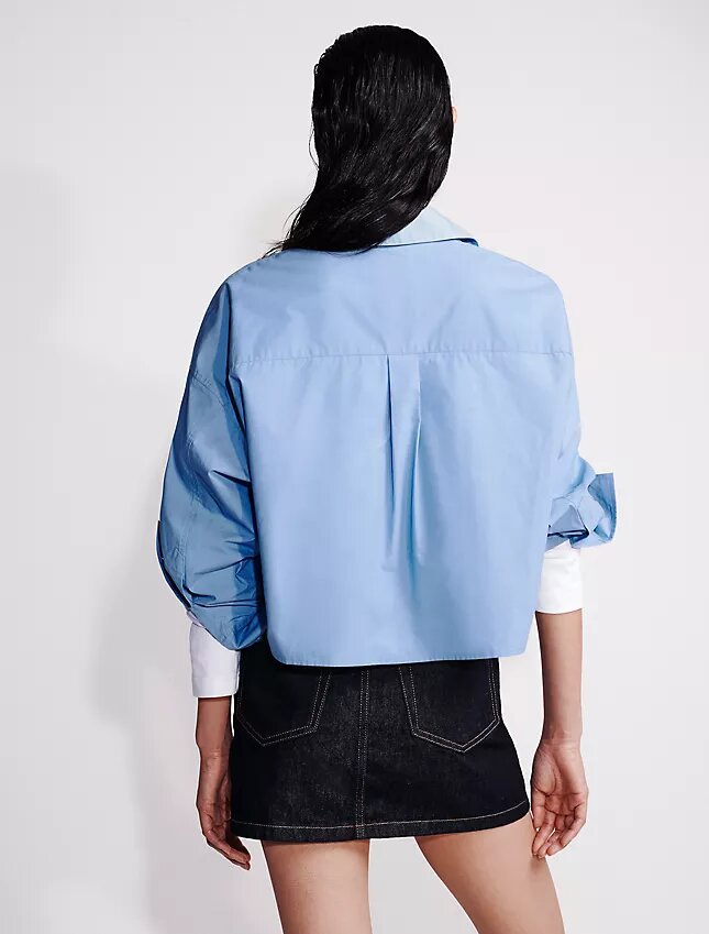 Asymmetrischer Minirock aus Denim Asymmetrischer Minirock aus Denim