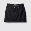 Asymmetrischer Minirock aus Denim Asymmetrischer Minirock aus Denim