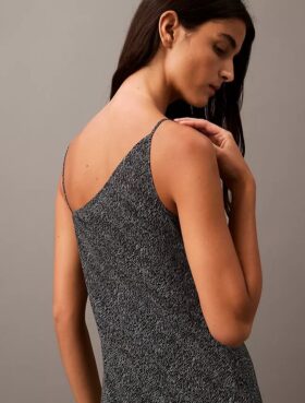 Asymmetrisches Maxikleid aus bedrucktem Chiffon