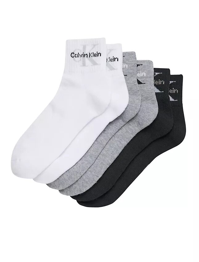 Athletic Terry Monologo Cushion 6er-Pack gemischte Viertel-Socken Athletic Terry Monologo Cushion 6er-Pack gemischte Viertel-Socken