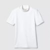 Ausgeschnittenes, schmal geschnittenes T-Shirt mit Rundhalsausschnitt