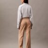 Ausgestellte Hose aus Wollgabardine-Mischung