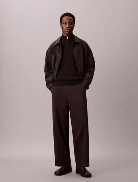 Baggy-Chino-Hose aus Cotton Stretch-Twill