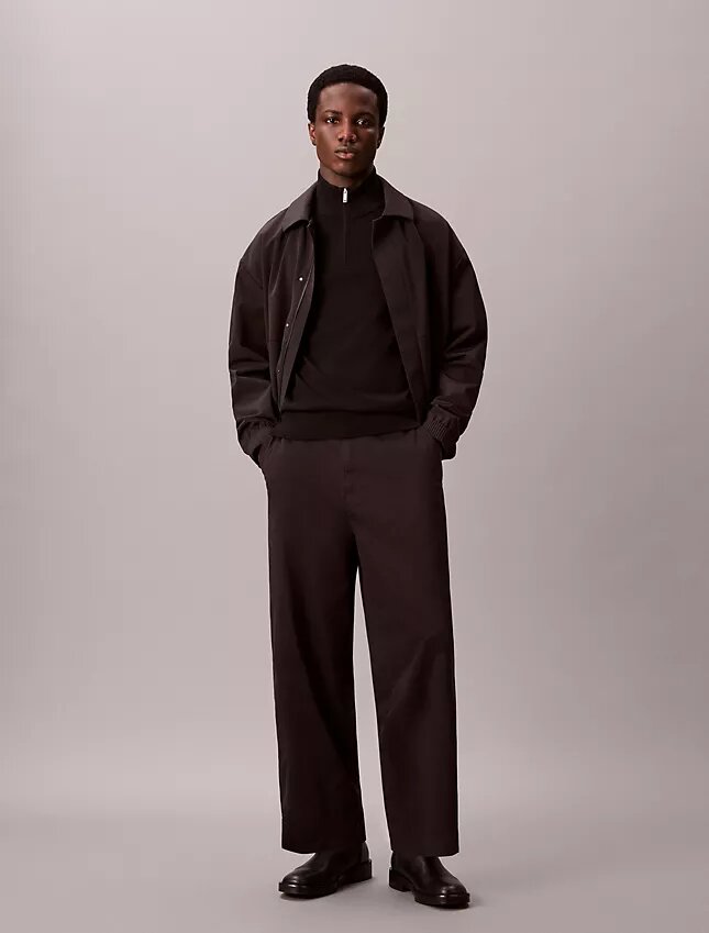 Baggy-Chino-Hose aus Cotton Stretch-Twill Baggy-Chino-Hose aus Cotton Stretch-Twill