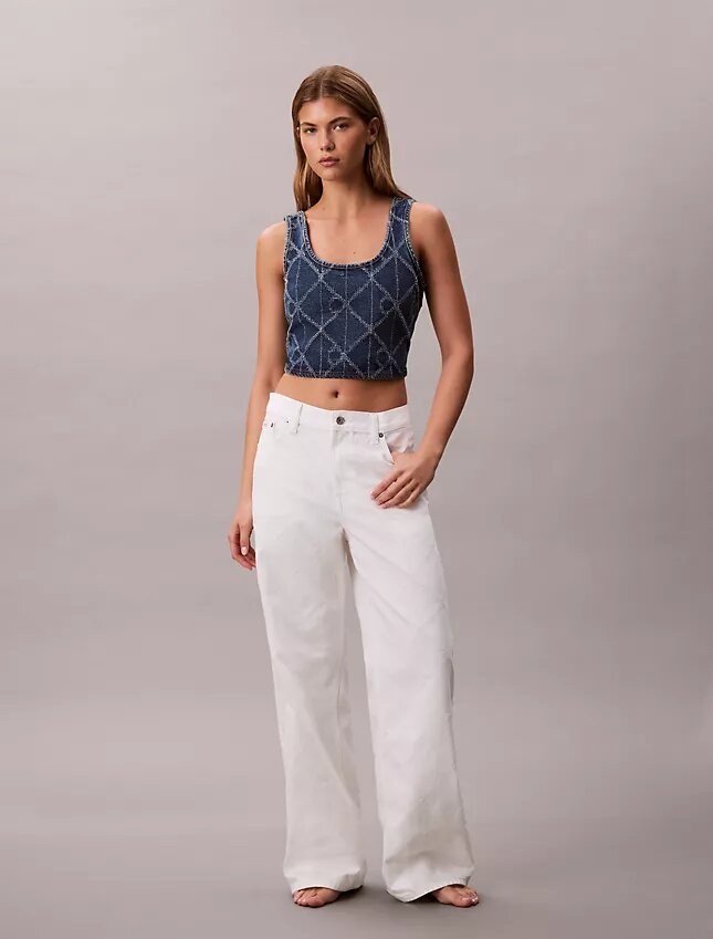Baggy-Jeans mit niedriger Leibhöhe Baggy-Jeans mit niedriger Leibhöhe