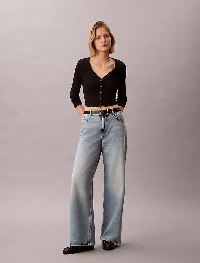 Baggy-Jeans mit niedriger Leibhöhe Baggy-Jeans mit niedriger Leibhöhe