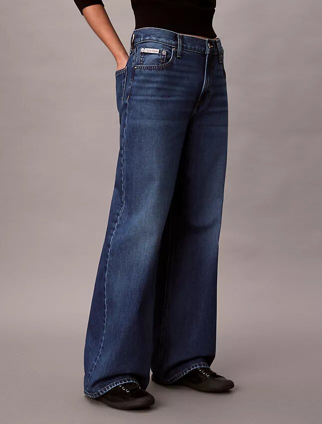 Baggy-Jeans mit niedriger Leibhöhe Baggy-Jeans mit niedriger Leibhöhe
