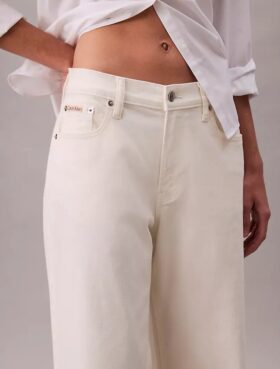 Baggy-Jeans mit niedriger Leibhöhe