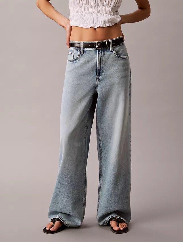 Baggy-Jeans mit niedriger Leibhöhe Baggy-Jeans mit niedriger Leibhöhe