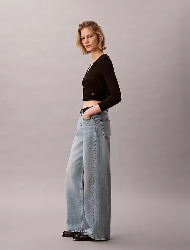 Baggy-Jeans mit niedriger Leibhöhe Baggy-Jeans mit niedriger Leibhöhe
