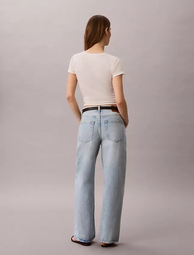 Baggy-Jeans mit niedriger Leibhöhe Baggy-Jeans mit niedriger Leibhöhe