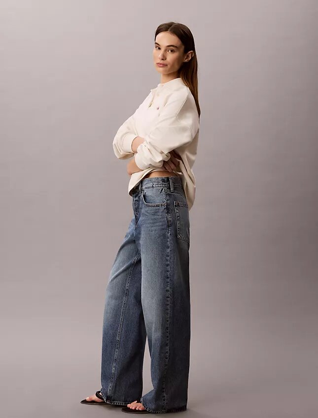 Baggy-Jeans mit niedriger Leibhöhe Baggy-Jeans mit niedriger Leibhöhe