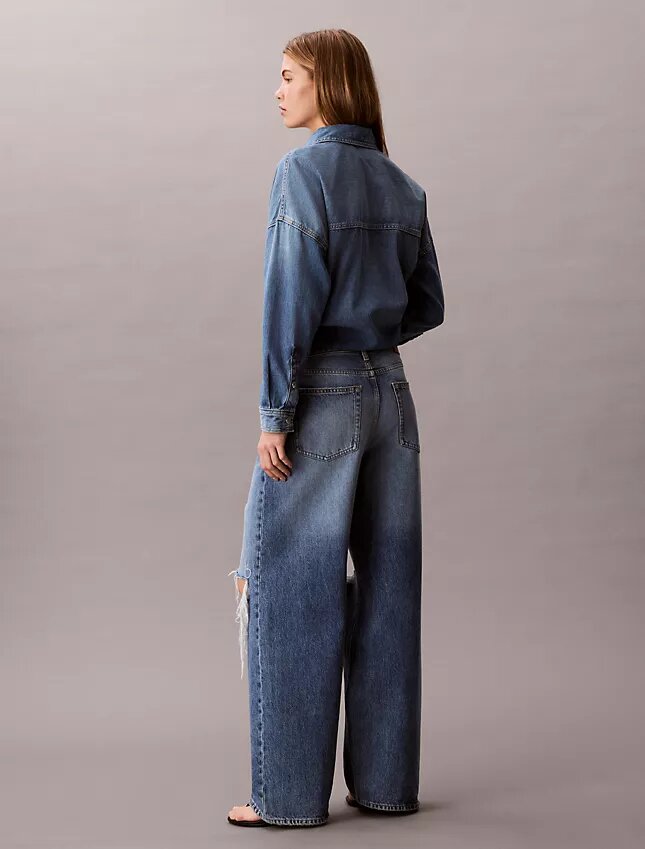 Baggy-Jeans mit niedriger Leibhöhe Baggy-Jeans mit niedriger Leibhöhe