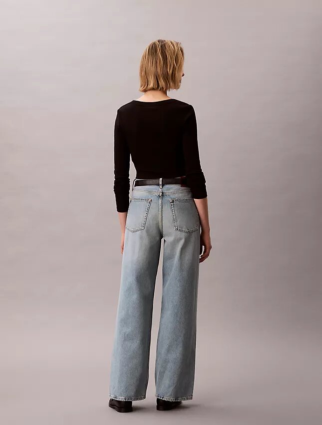 Baggy-Jeans mit niedriger Leibhöhe Baggy-Jeans mit niedriger Leibhöhe