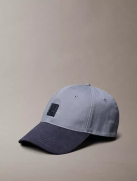 Baseballkappe mit Emblem-Logo und Farbblock-Design