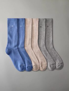 Basic Crew 6er-Pack Socken