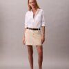 Baumwoll-Chino-Minirock Baumwoll-Chino-Minirock