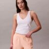 Baumwoll-Jersey-Schlafshorts mit Logo Baumwoll-Jersey-Schlafshorts mit Logo