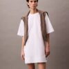 Baumwoll-Mini-T-Shirt-Kleid im Relaxed-Stil