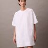 Baumwoll-Mini-T-Shirt-Kleid im Relaxed-Stil