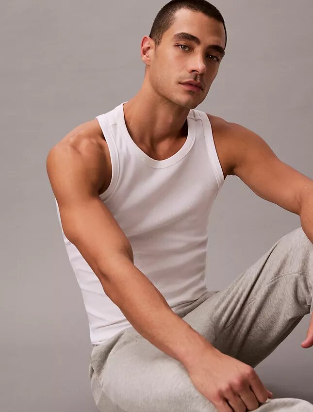 Baumwoll-Stretch-Schlaftanktop Baumwoll-Stretch-Schlaftanktop