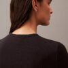 Baumwoll-T-Shirt mit Konturrippen Baumwoll-T-Shirt mit Konturrippen