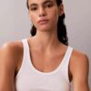 Baumwoll-Tanktop mit Konturrippbündchen Baumwoll-Tanktop mit Konturrippbündchen