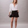 Baumwollsatin-Shorts
