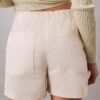 Baumwollsatin-Shorts