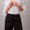 Baumwollsatin-Shorts