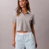 Baumwollshorts mit Logo-Bund Baumwollshorts mit Logo-Bund