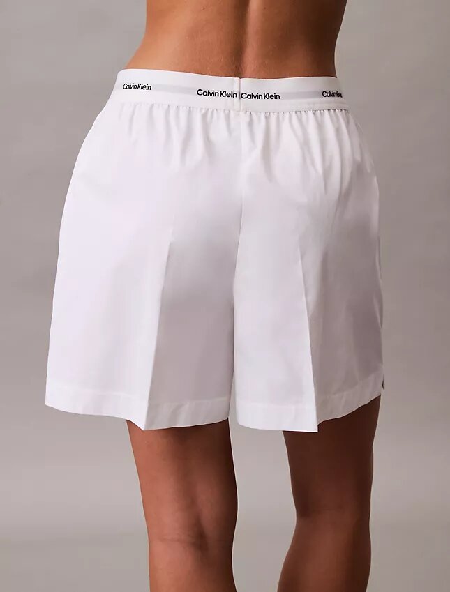 Baumwollshorts mit Logo-Bund Baumwollshorts mit Logo-Bund
