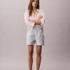 Bedruckte Shorts aus Baumwollpopeline Bedruckte Shorts aus Baumwollpopeline